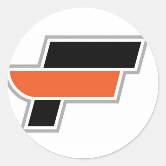 Fallston Runt Klistermärke (Framsida)