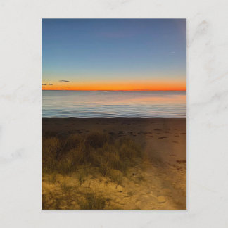 Falmouth Cape Cod Solnedgång Postkort Vykort