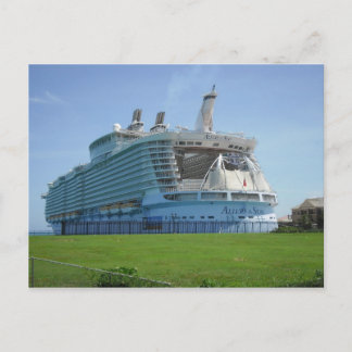 Falmouth Cruise Frakt Pier Vykort