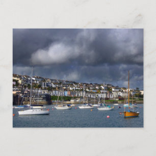 Falmouth Harbor Cornwall Vykort