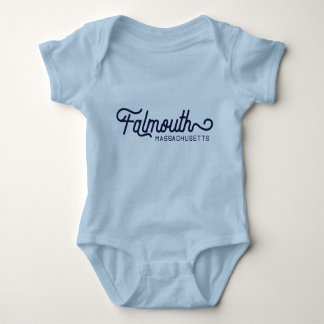 Falmouth Massachusetts Baby Bodykostym T Shirt
