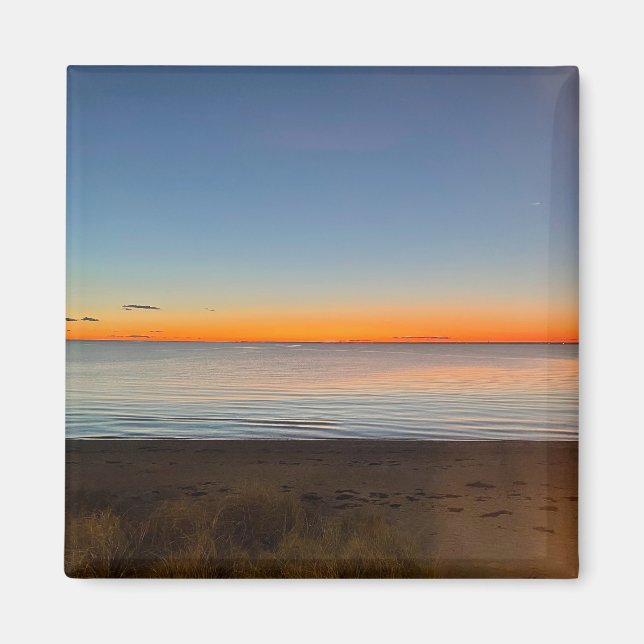 Falmouth Massachusetts Cape Cod Sunset Magnet (Framsidan)