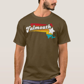 Falmouth Massachusetts Vintage Distress Souvenir T Shirt