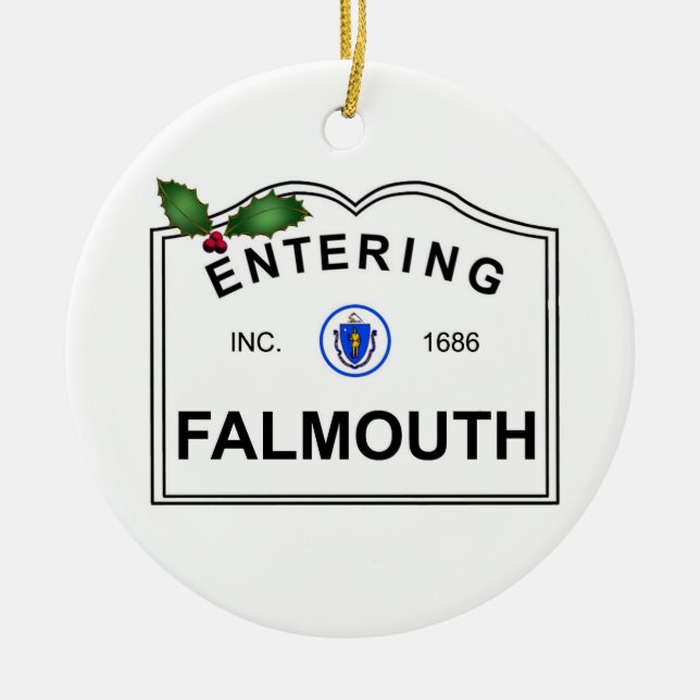 Falmouth MORSOR Julgransprydnad Keramik (Framsidan)