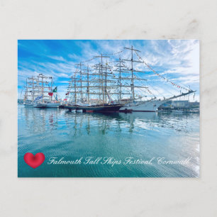 FALMOUTH TALL SHIPS FESTIVAL Cornwall Foto Vykort