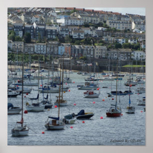 Falmouth vid OllyArt fotografi Poster
