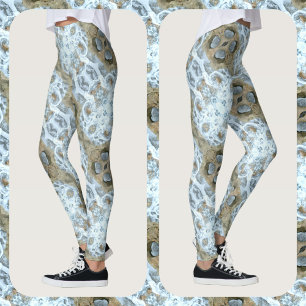Fals kant naturinspirerad leggings