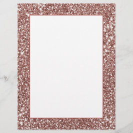 Fals Rosa Guld Glitter Textur Liknande Design Brevhuvud