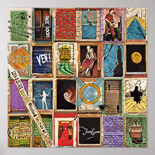 False door - Puertas falsas - V.E.N. Poster (Framsidan)