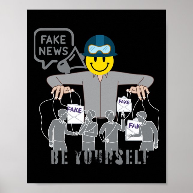 False Fake News Conspirations Illusion of Truth St Poster (Framsidan)