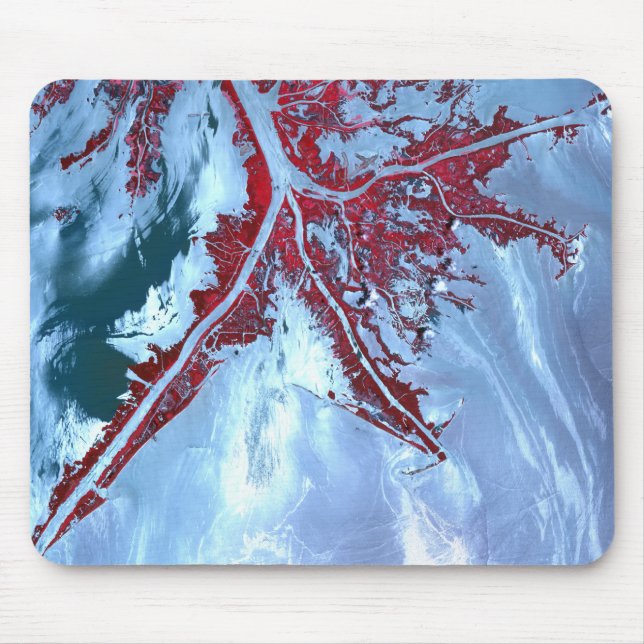 False färg satellit musmatta (Framsidan)