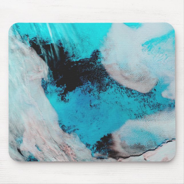 False färg-synen på Polynya (öppna vatten) Musmatta (Framsidan)