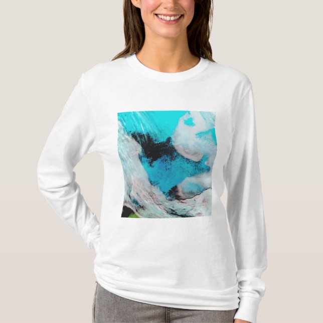 False färg-synen på Polynya (öppna vatten) Tee Shirt (Framsida)