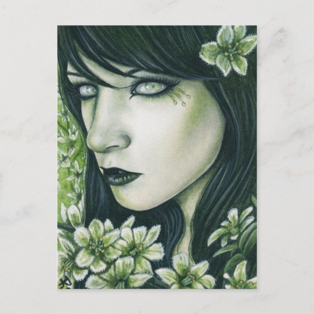 False Hellebore Söt Poisons Postcard Vykort (Framsida)