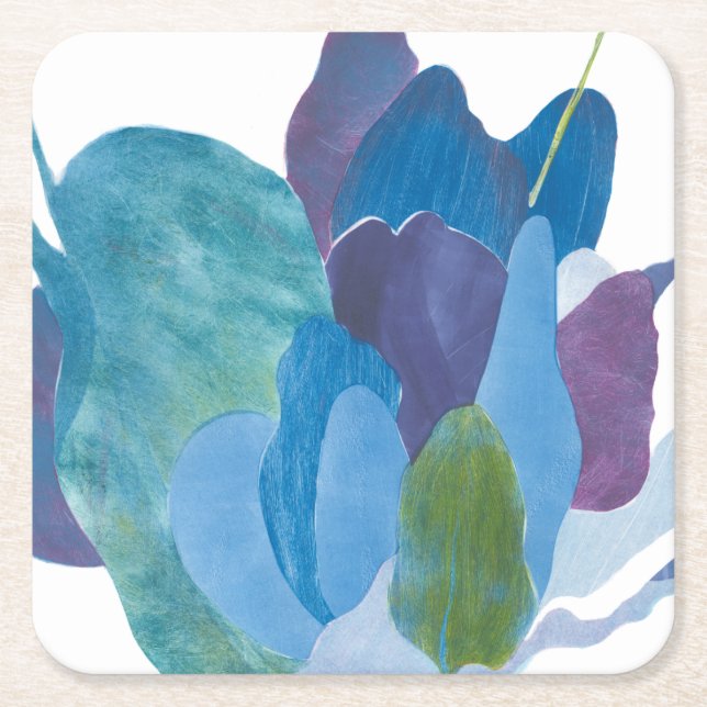 False Indigo I Underlägg Papper Kvadrat (Framsidan)