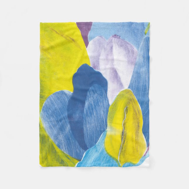 False Indigo III Fleecefilt (Framsidan)