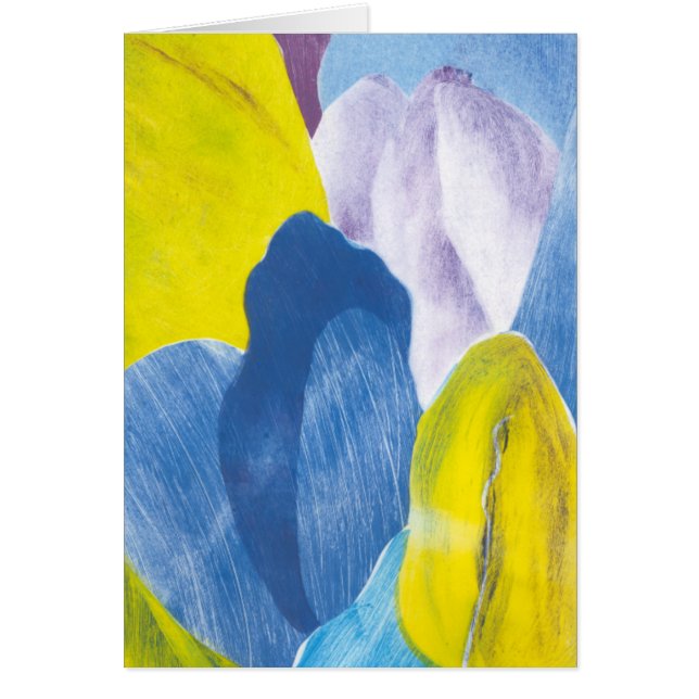 False Indigo III Hälsningskort (Framsidan)