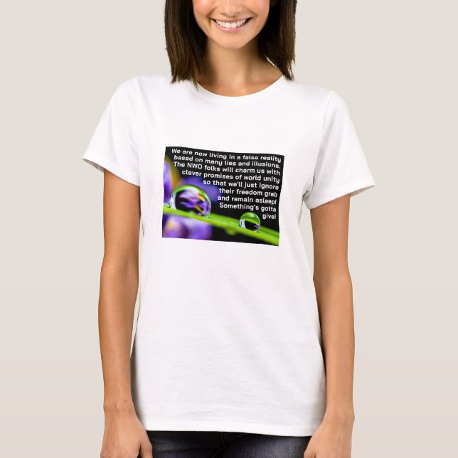 False Reality (light) T-Shirt (Framsida)
