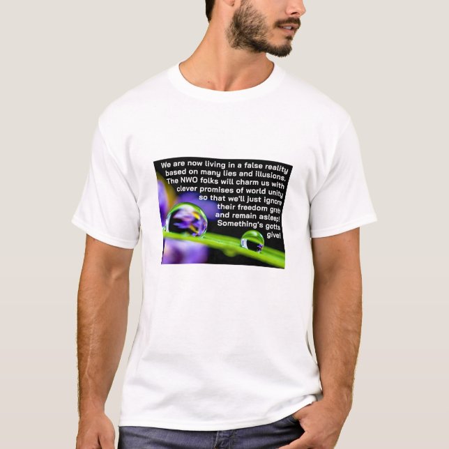 False Reality (light) T-Shirt (Framsida)