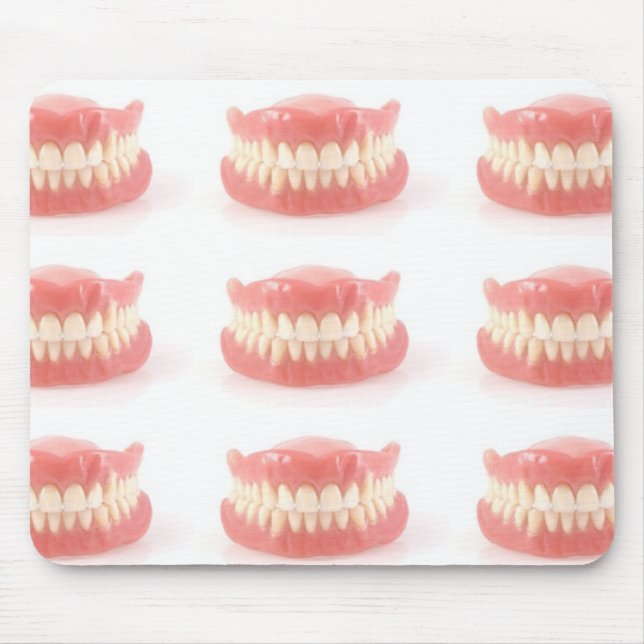 "FALSE TEETH" GALORE MOUSEPAD MUSMATTA (Framsidan)