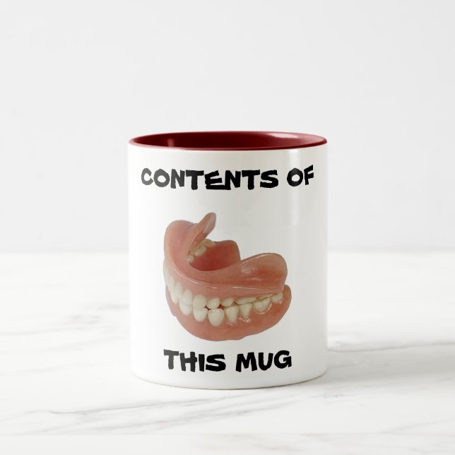 FALSE TEETH KEEPER MUGG (UNDERBARARE GIFT) (Center)