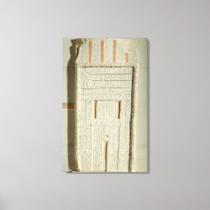 Falsk dörr av Sheshi, c.2300-2200 BC (målad Canvastryck
