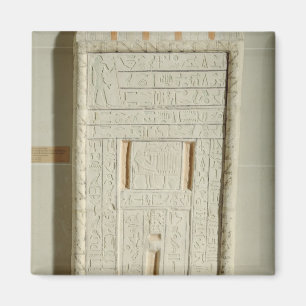 Falsk dörr av Sheshi, c.2300-2200 BC (målad Magnet