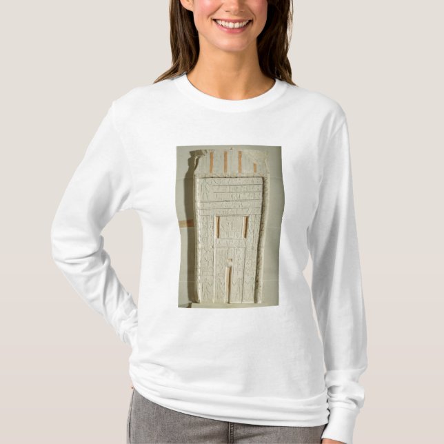 Falsk dörr av Sheshi, c.2300-2200 BC (målad Tee (Framsida)