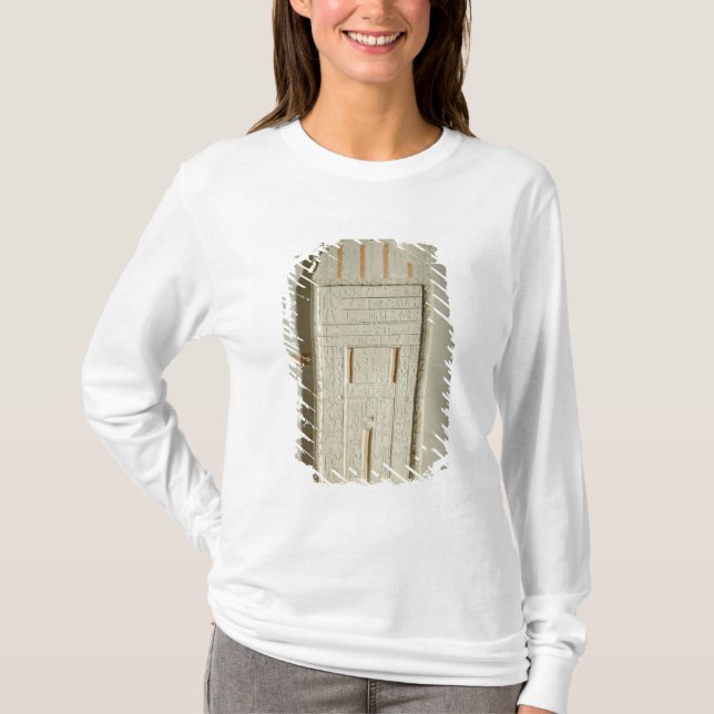 Falsk dörr av Sheshi, c.2300-2200 BC (målad Tee (Framsida)
