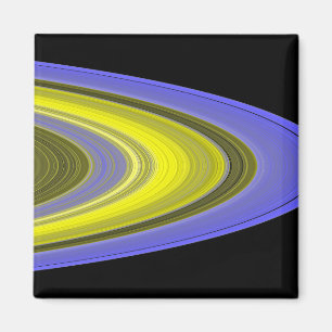 Falsk-färg avbildar av Saturns ringar Magnet