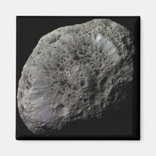 Falsk-färg beskådar av Saturns måne Hyperion Magnet