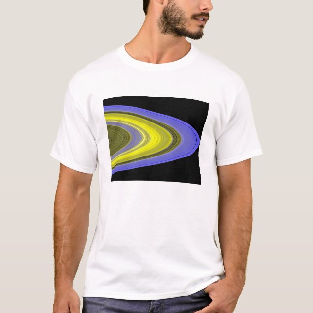 Falsk färgbild av lörens ringar t-shirt (Framsida)