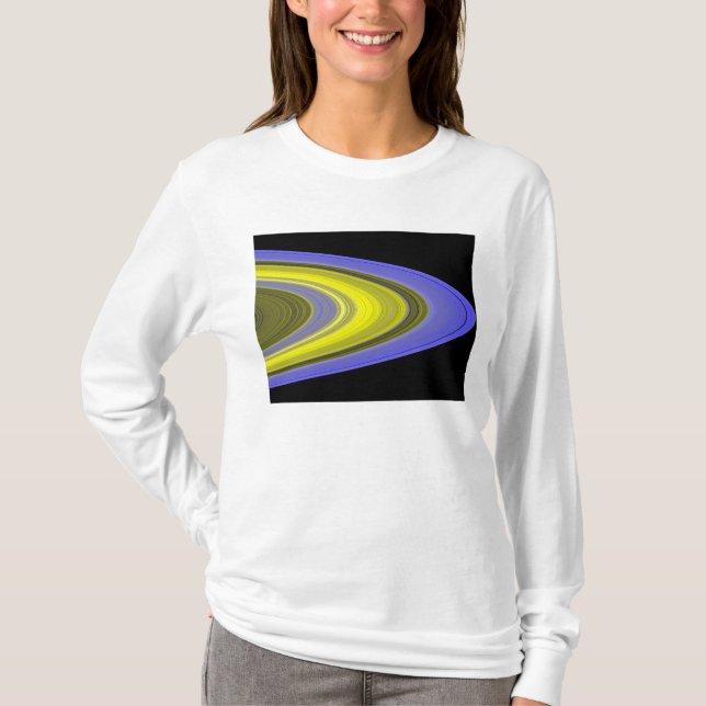 Falsk färgbild av lörens ringar tee shirt (Framsida)