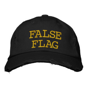 Falsk Flagga Broderad Keps