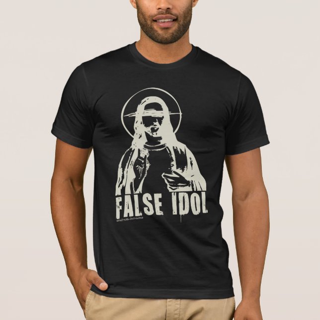 Falsk förebild (mörka skjortor) t shirt (Framsida)