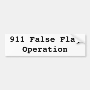 falsk funktion för flagga 911 bildekal