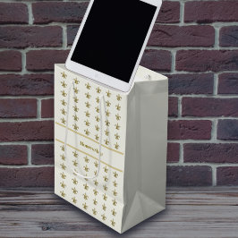 Falsk guld FleurDeLis på elfenben