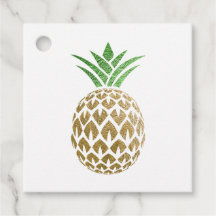 Falsk guldfolie Ananas Event Planner