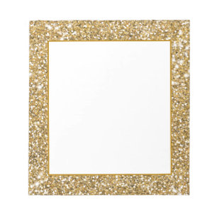 Falsk guldgul glitterstruktur grafisk look anteckningsblock