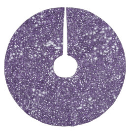 Falsk lila glittertextur - Tryckt bild - Julgransmatta Borstad Polyester