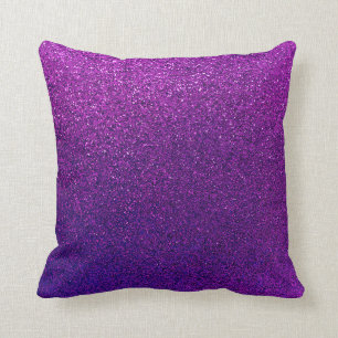 Falsk lila violett glitterbakgrund glittrar kudde