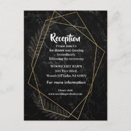 Falsk Marmor Geometrisk Meddelande Vykort