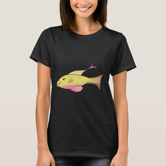 Falsk Papegojfisk T Shirt (Framsida)