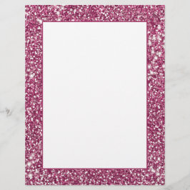 Falsk rosa glittertextur grafisk look-alike brevhuvud