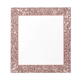 Falsk Rosa Guld Glitter Textur Liknande Design Anteckningsblock