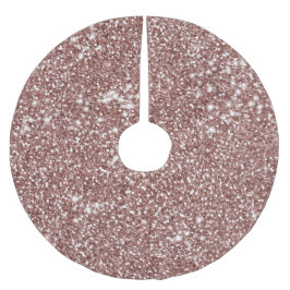 Falsk Rosa Guld Glitter Textur Liknande Design Julgransmatta Borstad Polyester