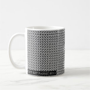 Falsk sticka - svart/vit - mugg