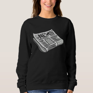 Falska nyheter Meddelande Tidningskiosk Brev T Shirt