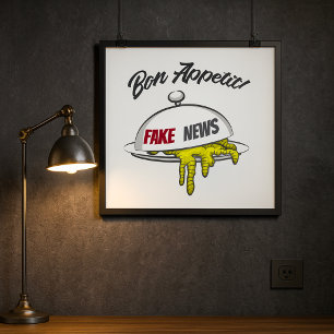 Falska nyheter poster