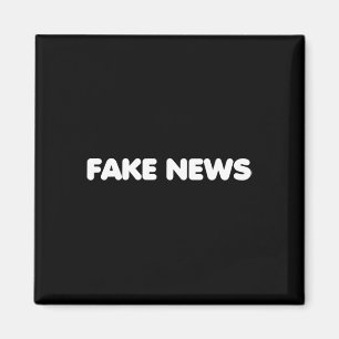 Falska Nyhetsmedia Politik Trump Anhängare Republi Magnet